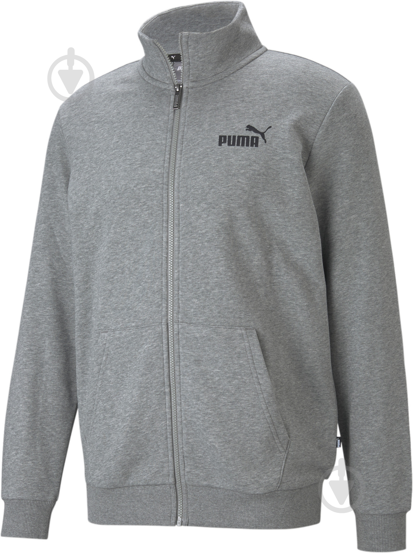 Джемпер Puma ESS TRACK JACKET TR MEDIUM GRAY HEATHER 58669603 р. 2XL серый - фото 4