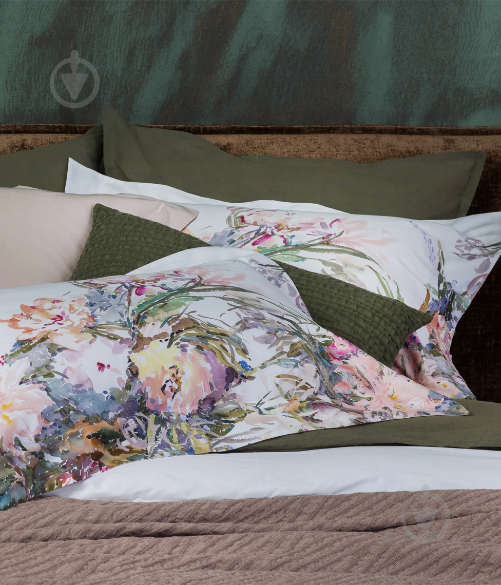 Комплект постельного белья Floral Sense семейный белый с розовым Decoflux - фото 2