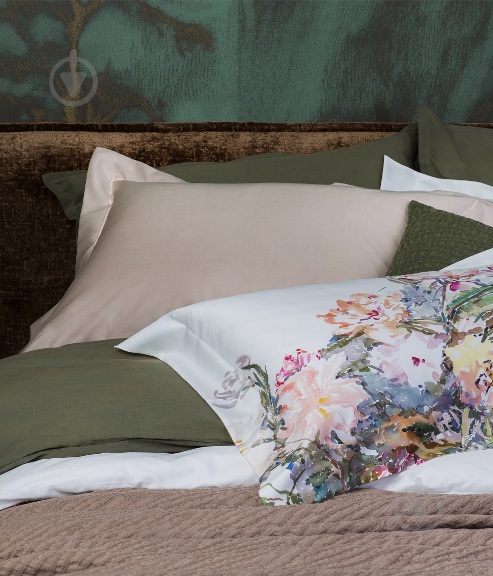 Комплект постельного белья Floral Sense семейный белый с розовым Decoflux - фото 3