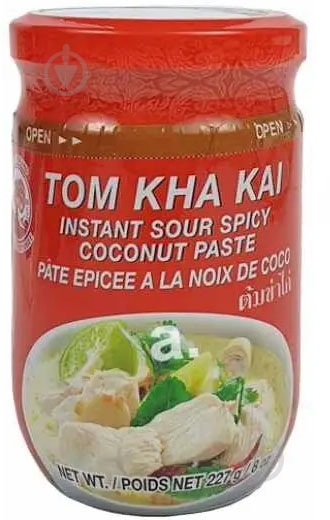 Паста ТМ Cock Brand Том Кха Кай 227 г - фото 1 Паста ТМ Cock Brand Том Кха Кай 227 г - фото 1