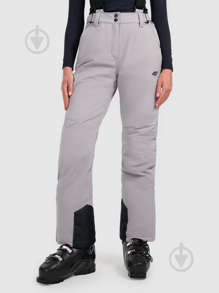 Брюки 4F TROUSERS FNK F1157 4FWAW25TFTRF1157-27S р. S серый - фото 1