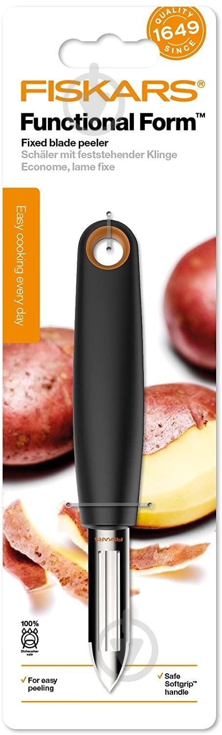 Нож для чистки овощей Fiskars Functional Form 1014418 - фото 2