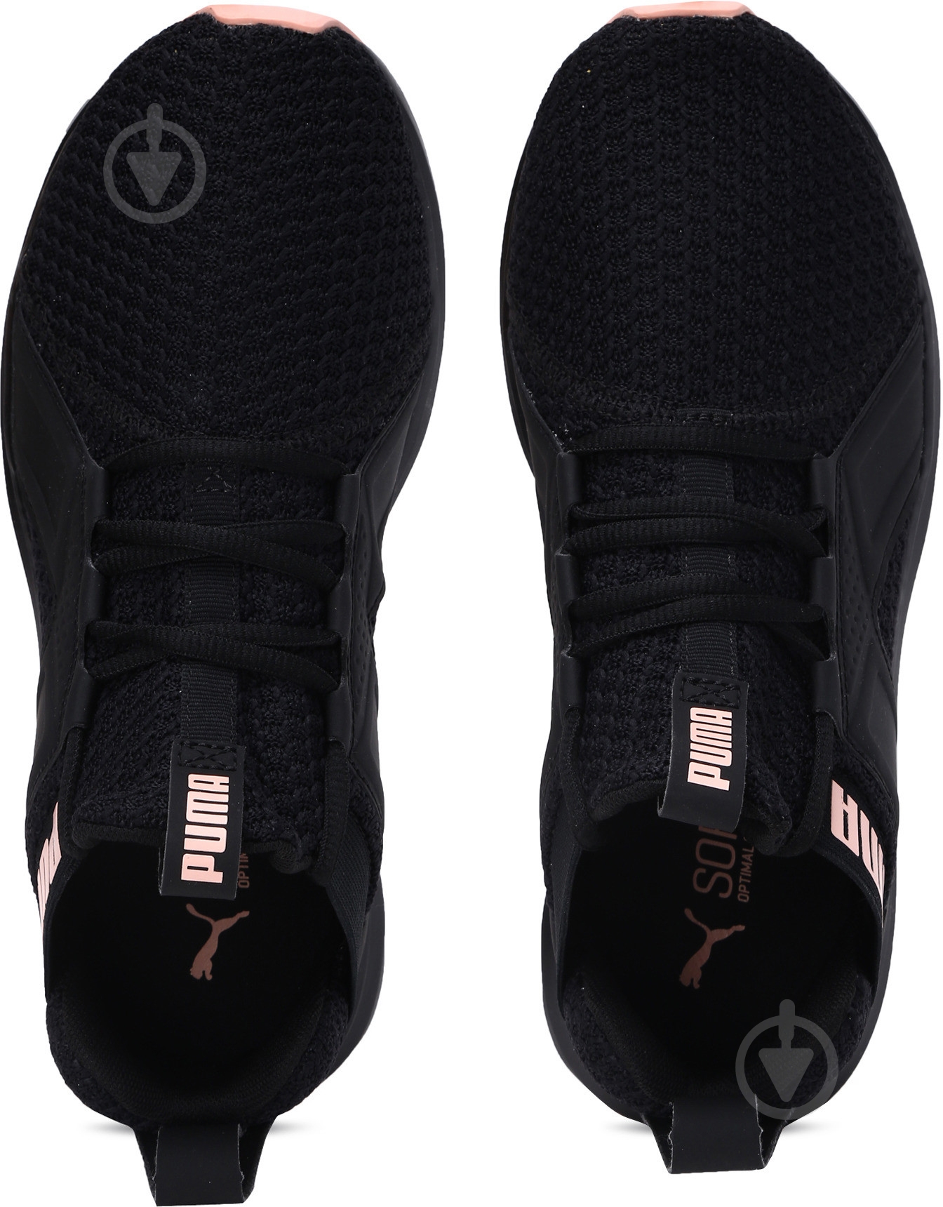 Кросівки жіночі демісезонні Puma ENZO KNIT NM 19244001 р.39 чорні - фото 4