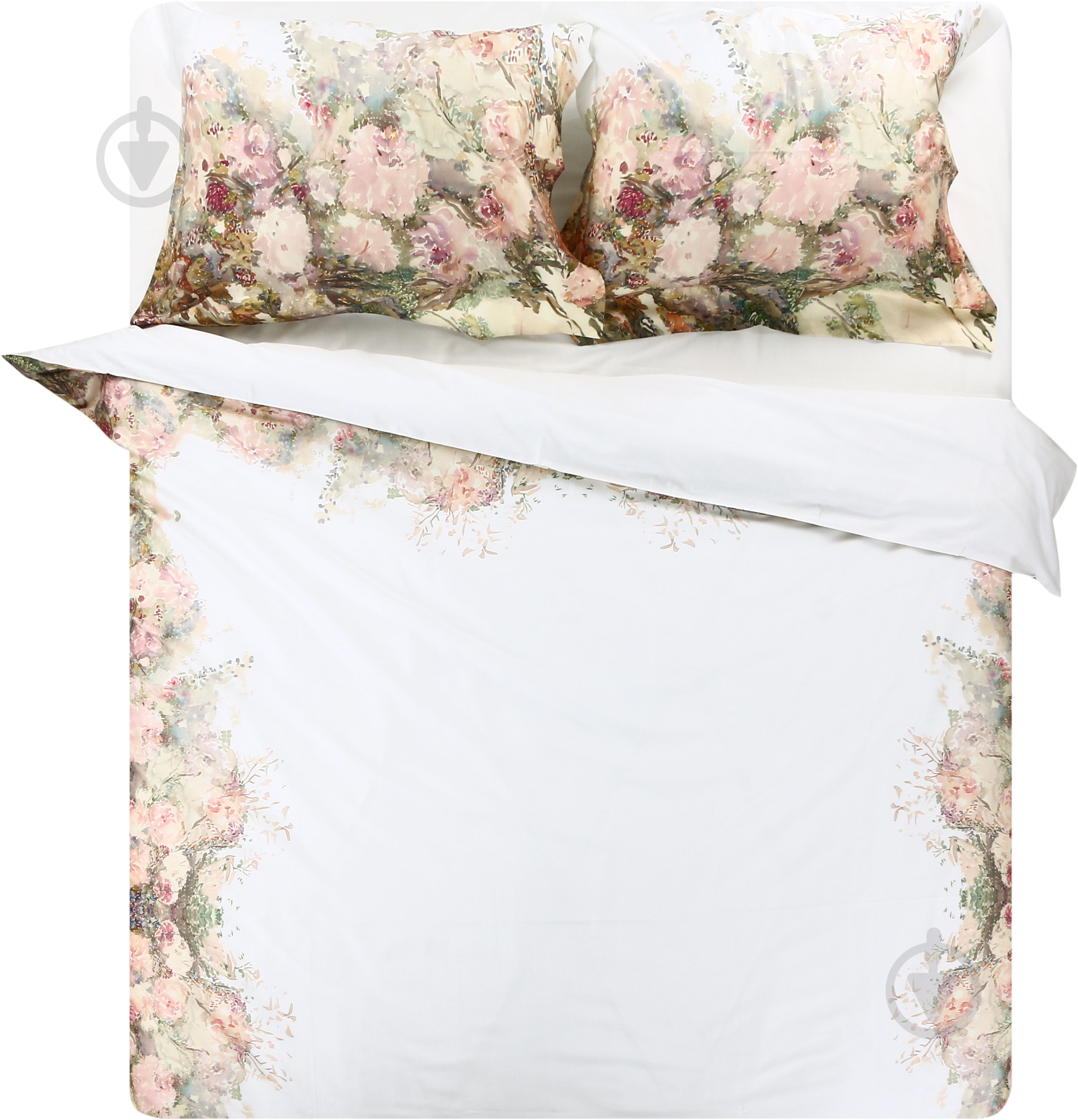 Комплект постельного белья Nostalgia 2.0 белый с рисунком Decoflux - фото 1