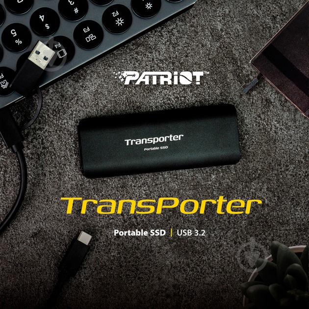 SSD-накопитель Patriot Transporter 2000GB Portable USB Type-C (PTP2TBPEC) - фото 8 SSD-накопитель Patriot Transporter 2000GB Portable USB Type-C (PTP2TBPEC) - фото 8