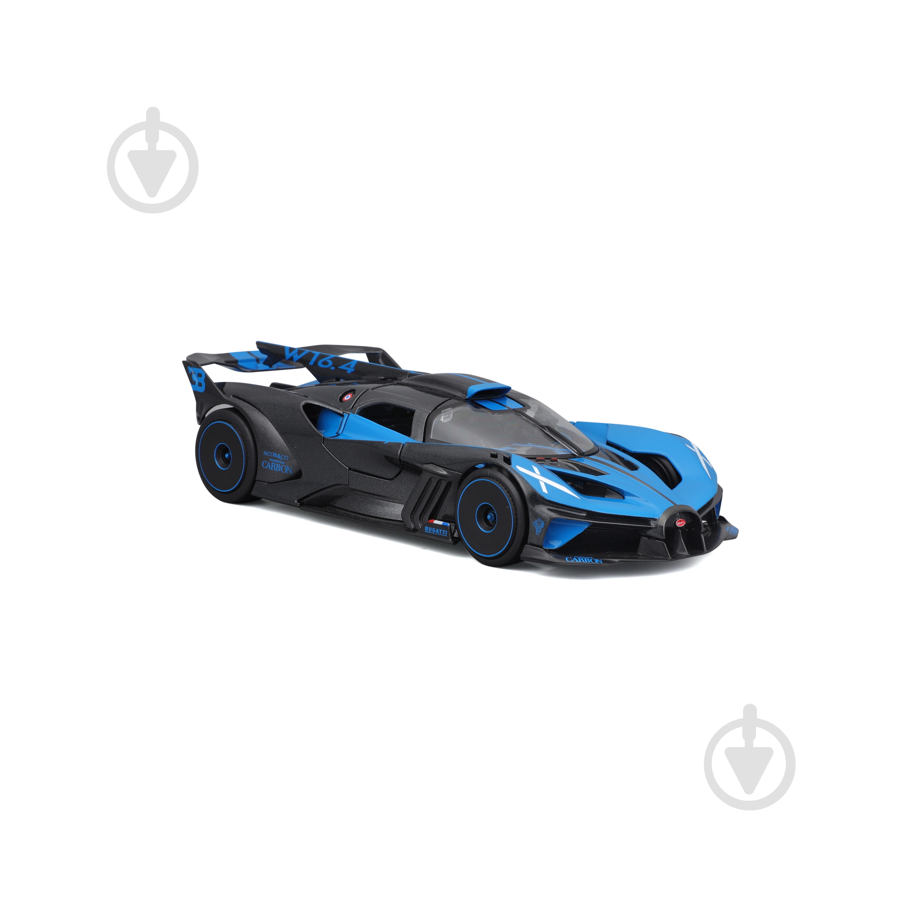 Автомодель Maisto 1:24 Bugatti Bolide 32911 blue - фото 6