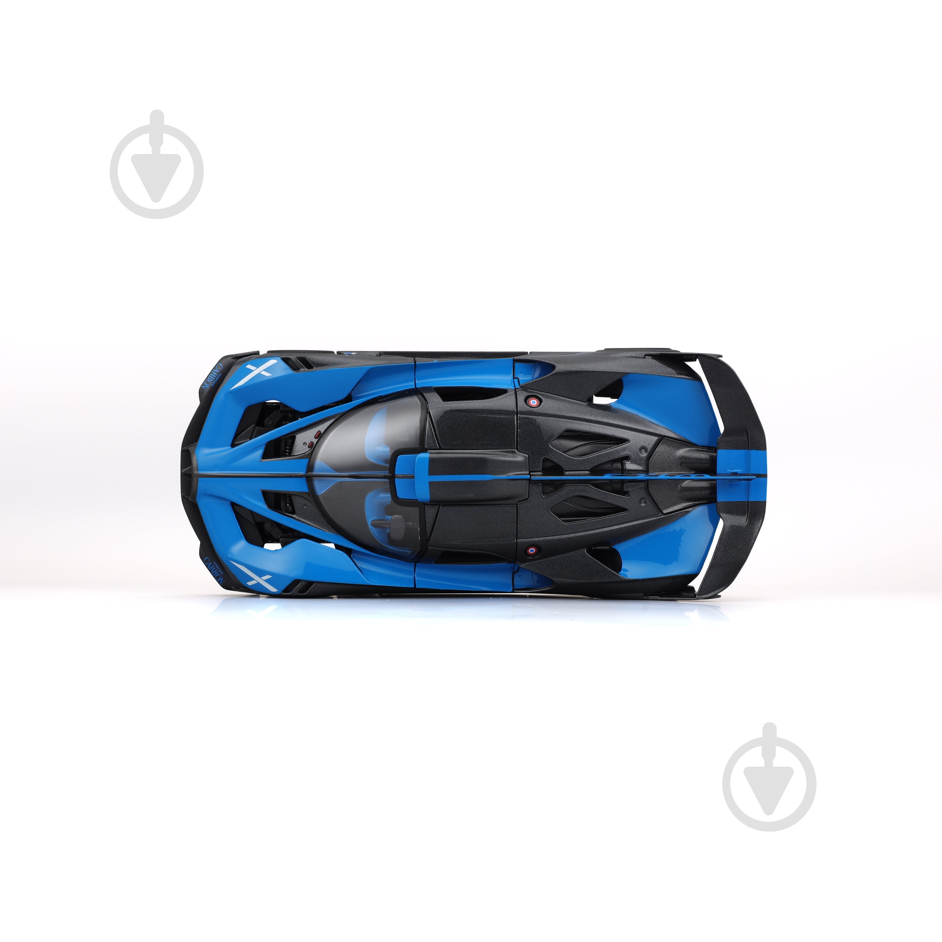 Автомодель Maisto 1:24 Bugatti Bolide 32911 blue - фото 7