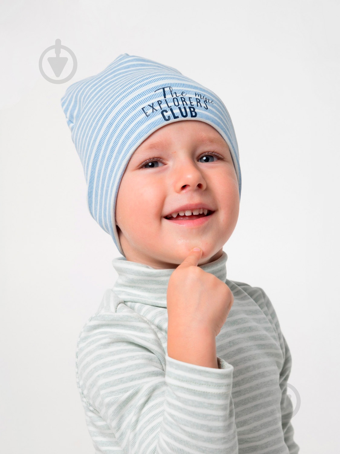 Шапочка детская Smil 118617 р.41 Blue 118617 - фото 1