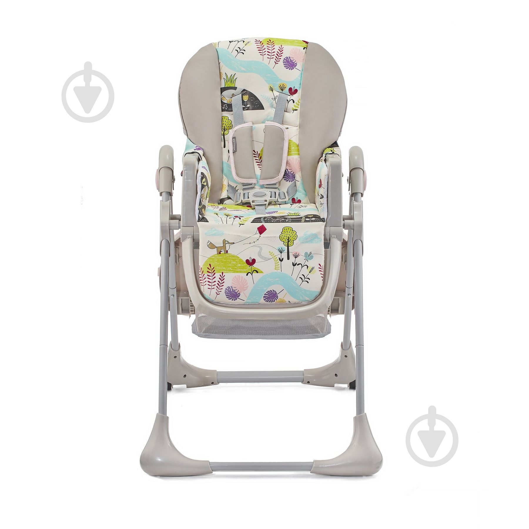 Стульчик для кормления Kinderkraft Yummy Up Pink Leaf - фото 3 Стульчик для кормления Kinderkraft Yummy Up Pink Leaf - фото 3