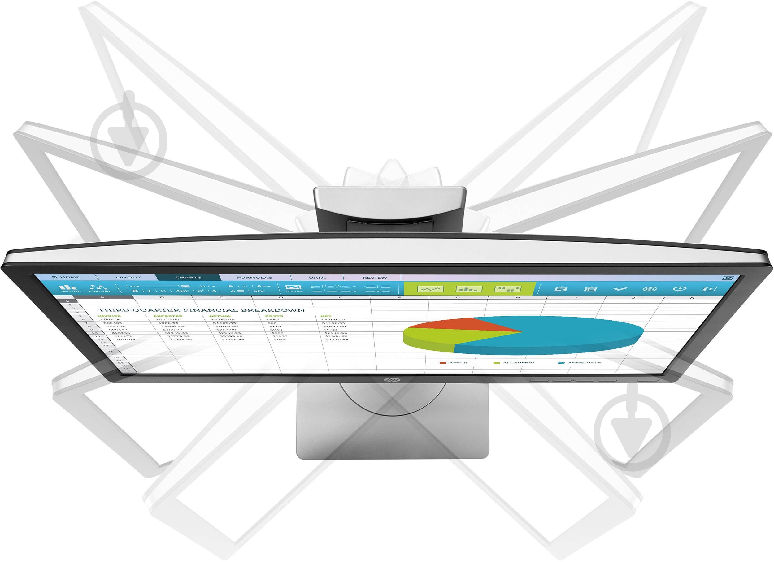 Монитор HP EliteDisplay E222 21,5" (M1N96AA) - фото 8 Монитор HP EliteDisplay E222 21,5" (M1N96AA) - фото 8