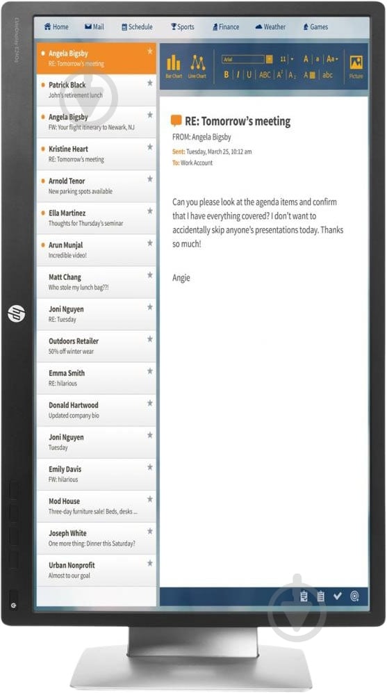 Монитор HP EliteDisplay E240 23,8" (M1N99AA) - фото 6
