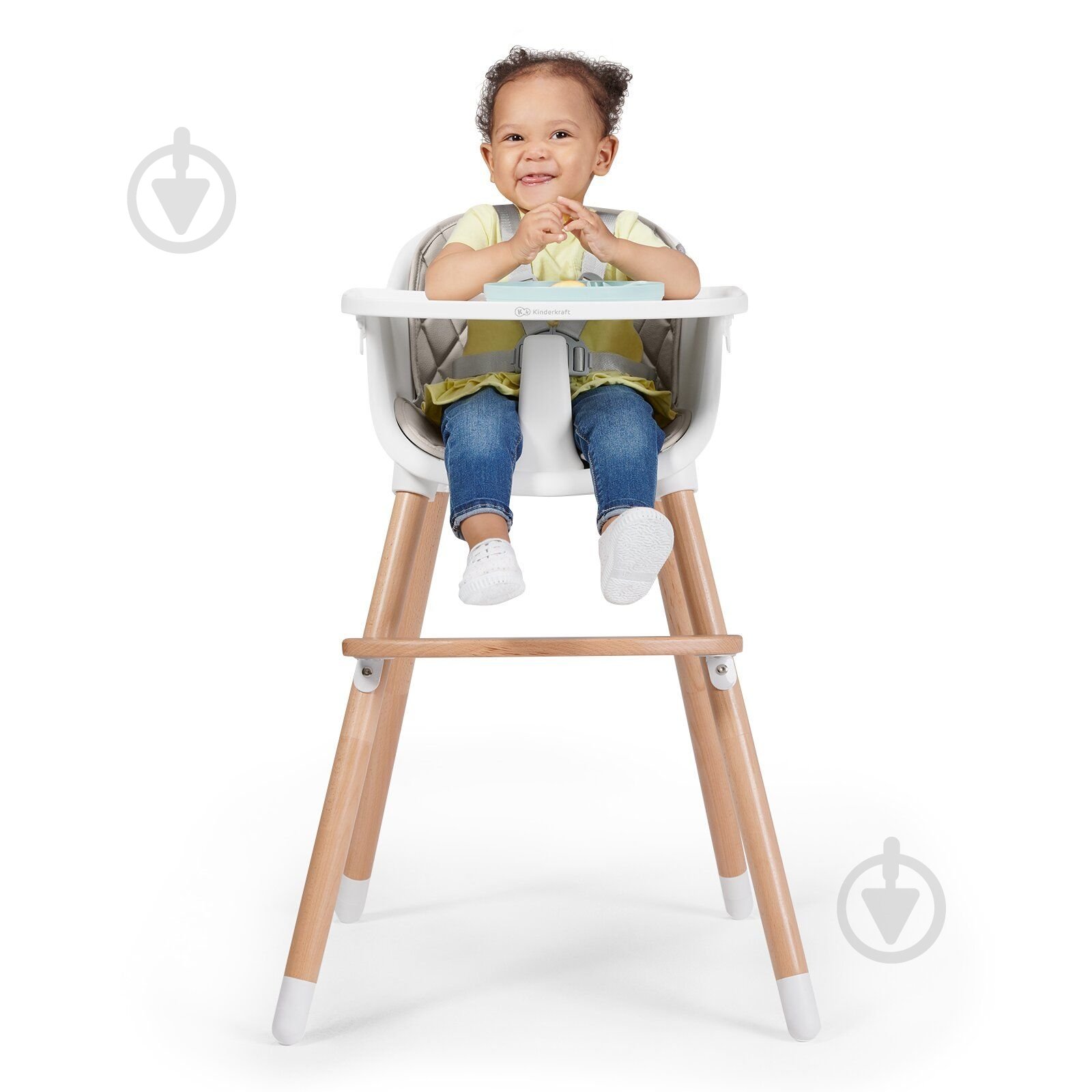 Стільчик для годування Kinderkraft Sienna сірий KKKSIENGRY0000 - фото 3