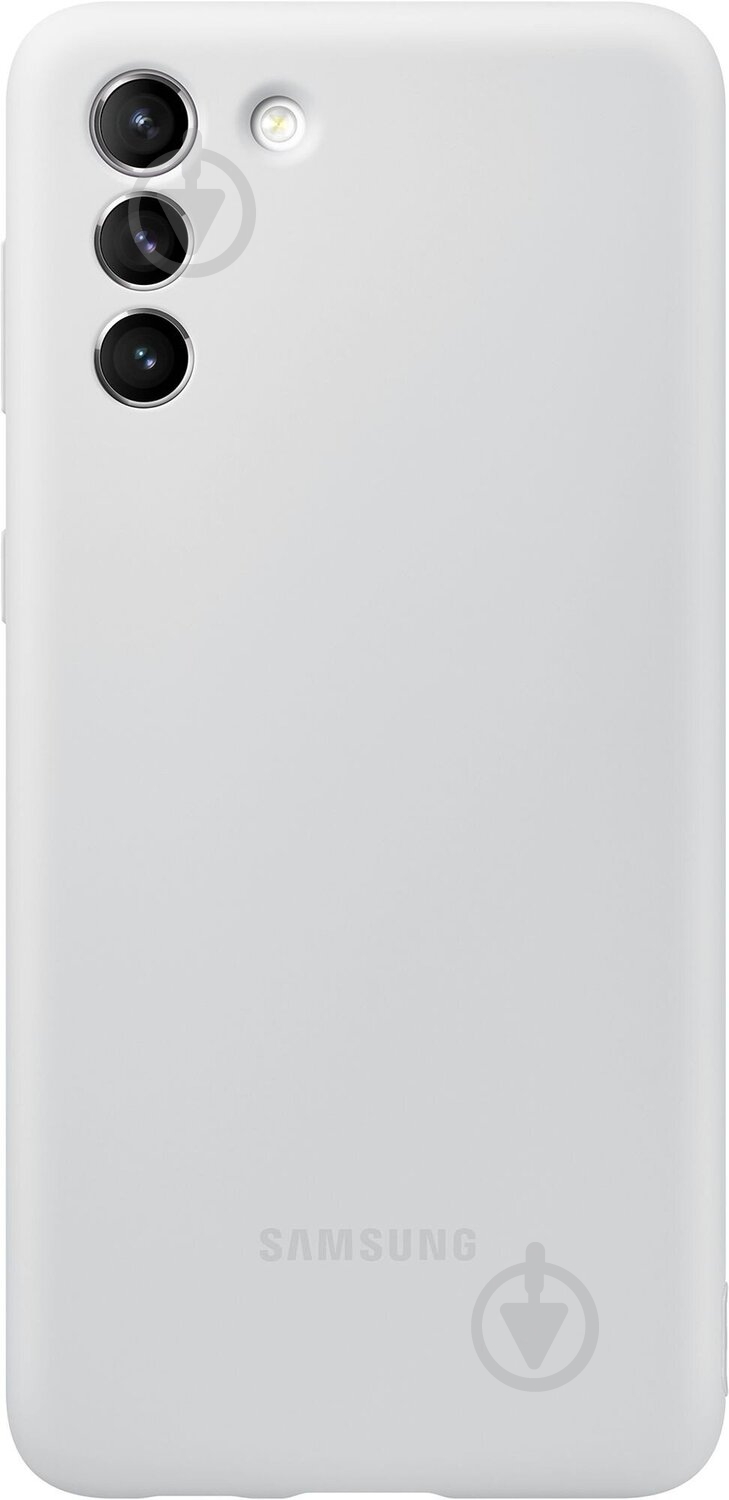 Чехол Samsung Silicone Cover Light Gray (EF-PG996TJEGRU) - фото 1