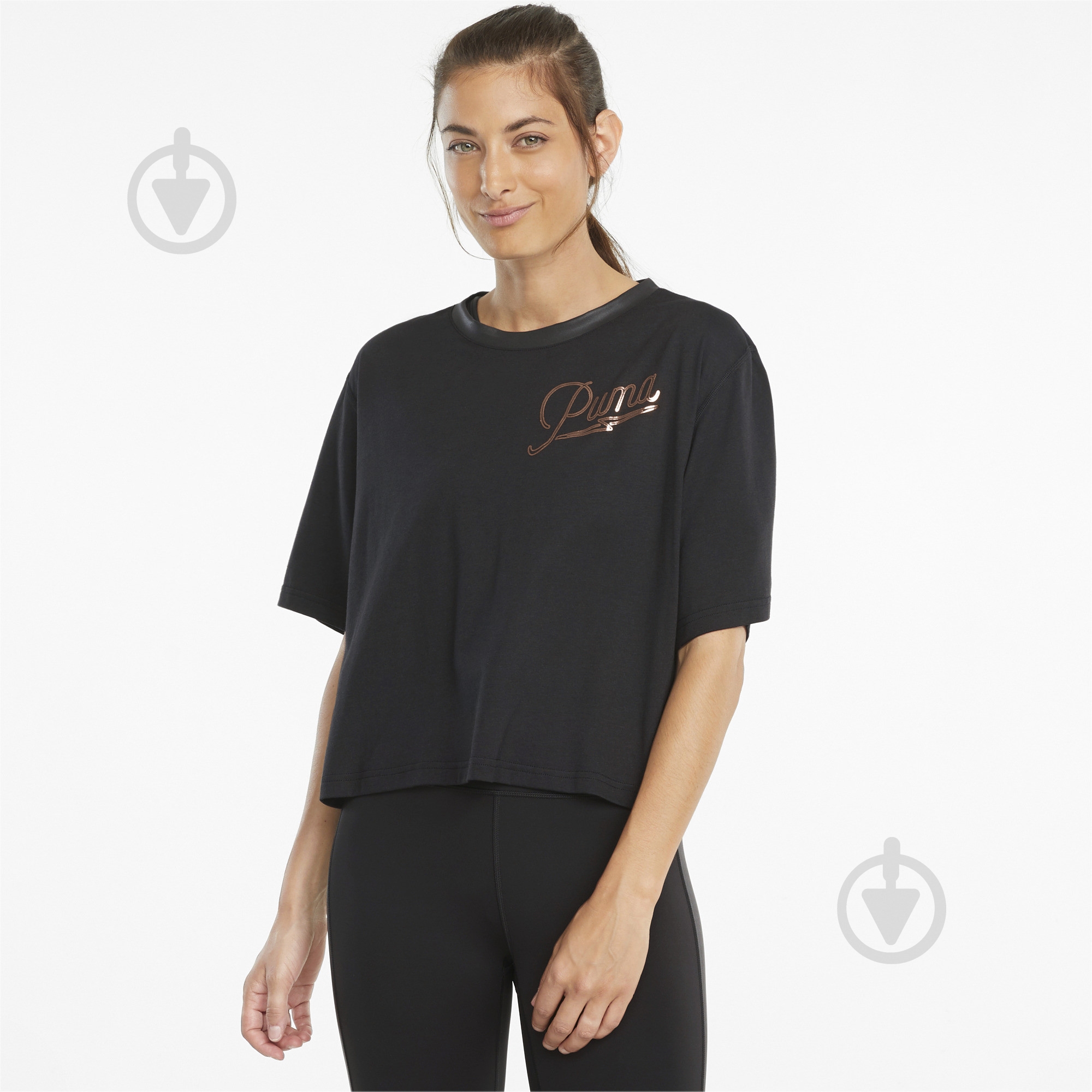 Футболка Puma MOTO PUMA TEE 52110551 р.L черный - фото 1