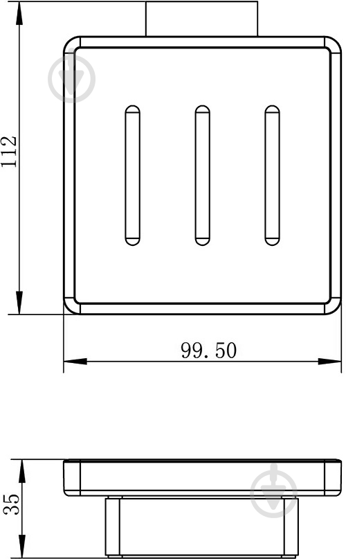 Мыльница Imprese Bitov 110300 - фото 2