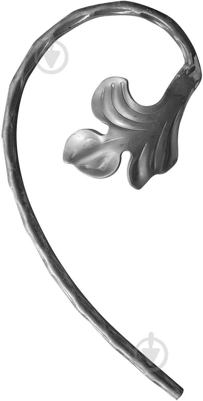Завиток кованый Укритарм 210х120х12х6 правый - фото 1