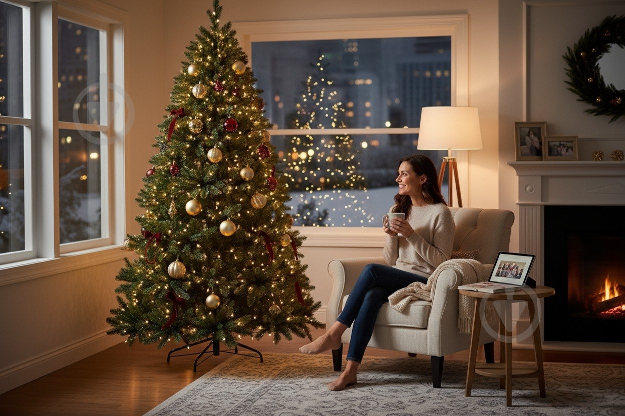 Штучна ялинка Львівська РЕ 100% 2,5м 4709 темно-зелений - фото 2 Штучна ялинка Львівська РЕ 100% 2,5м 4709 темно-зелений - фото 2