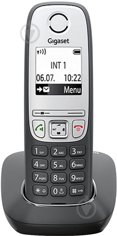 Дополнительная трубка Gigaset A415H Black - фото 1 Дополнительная трубка Gigaset A415H Black - фото 1