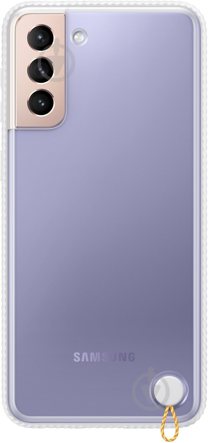 Чехол Samsung Clear Protective Cover White (EF-GG996CWEGRU) - фото 1