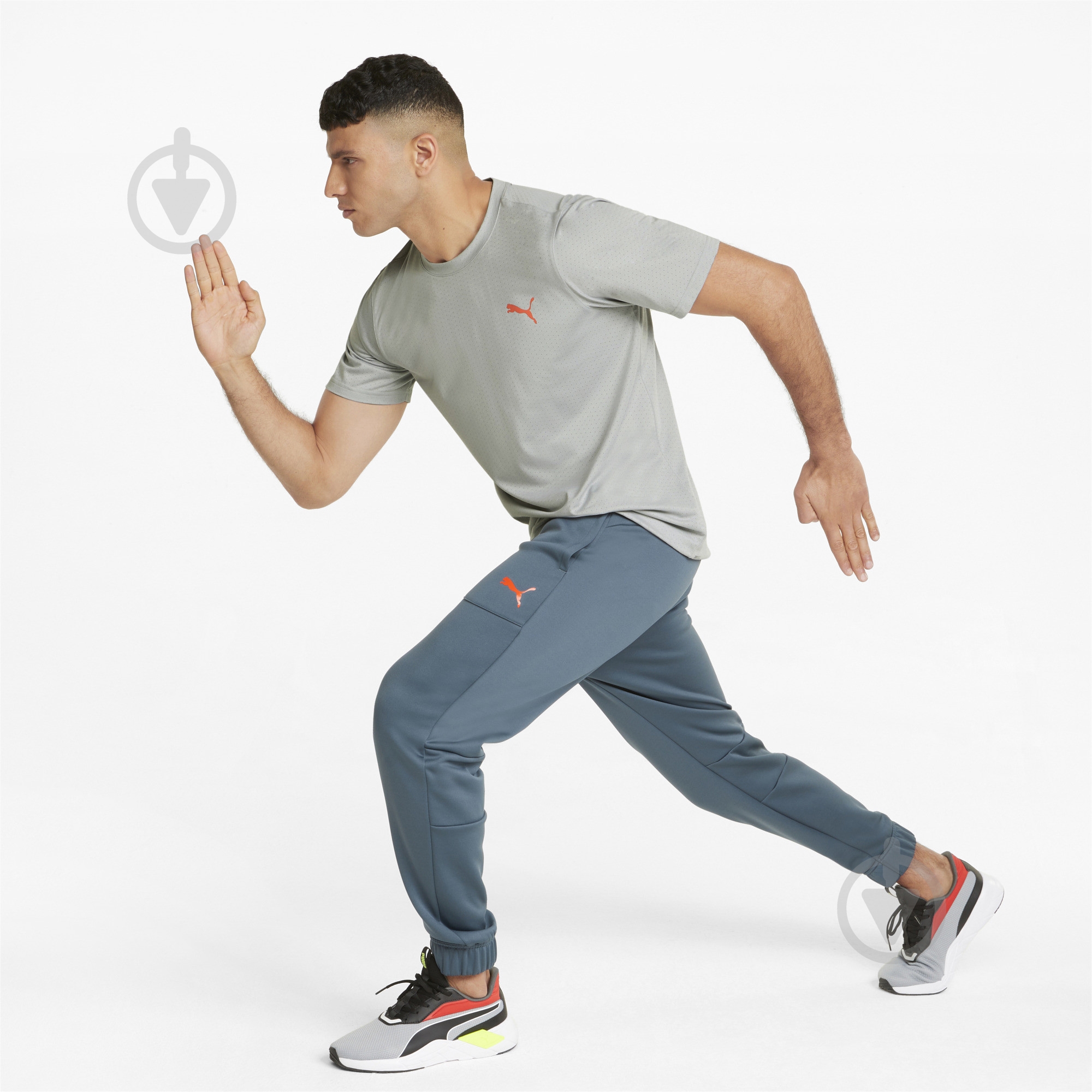 Футболка Puma TRAIN FAV BLASTER TEE HARBOR MIST 52014119 р.L сірий - фото 3