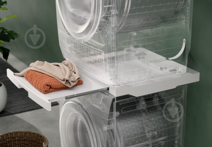 Пральна машина Electrolux EW8F5492QU + сушильна машина EW8D595MUC + з'єднувальна планка E1WYHSK6 - фото 14