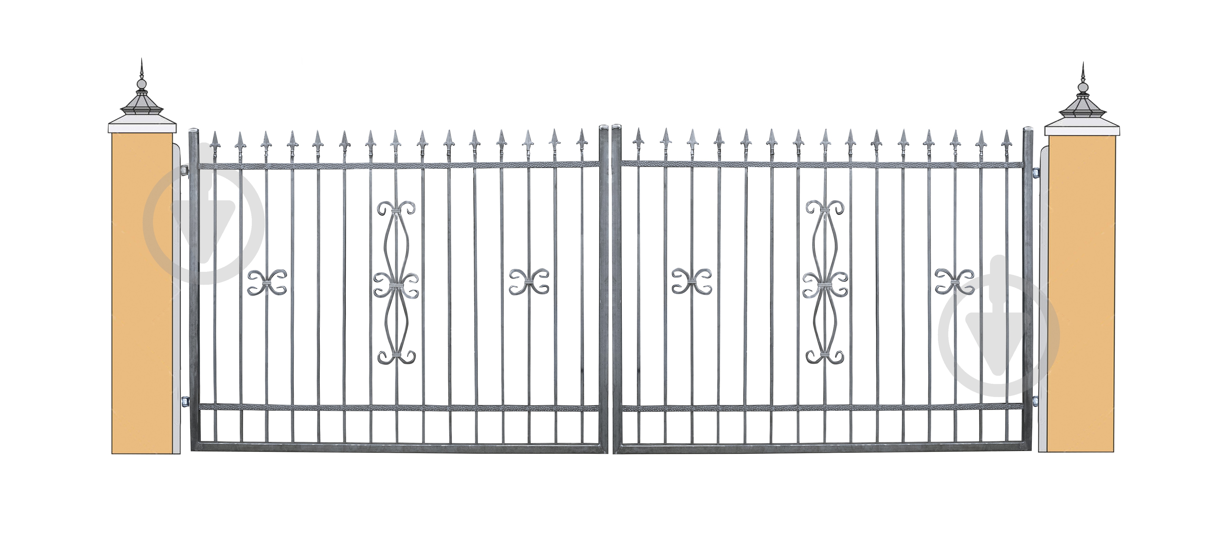 Ворота Укритарм Стандарт 3400х1500 мм - фото 1 Ворота Укритарм Стандарт 3400х1500 мм - фото 1