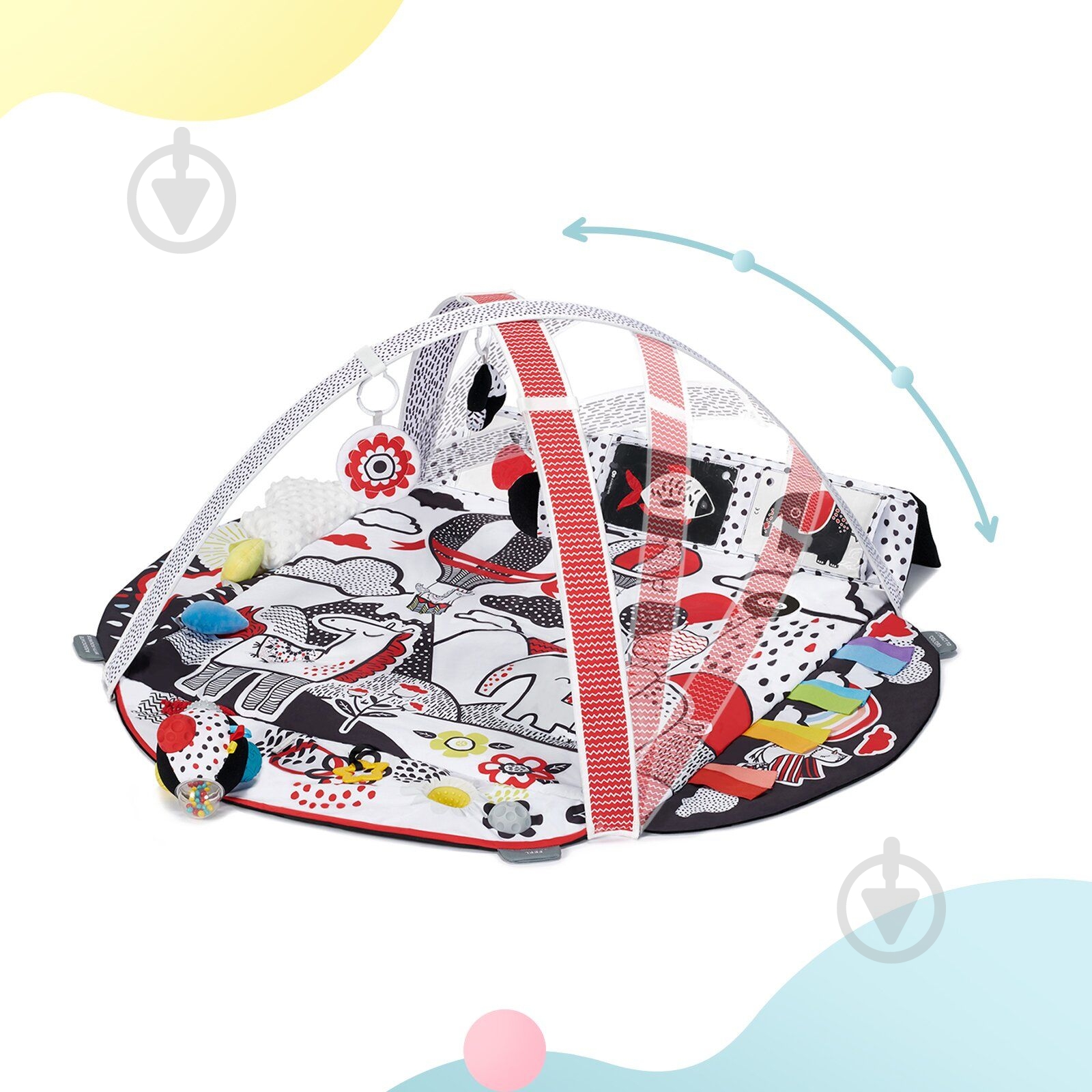 Розвиваючий килимок Kinderkraft 4SMART KP4SMA00MUL0000 - фото 2 Розвиваючий килимок Kinderkraft 4SMART KP4SMA00MUL0000 - фото 2