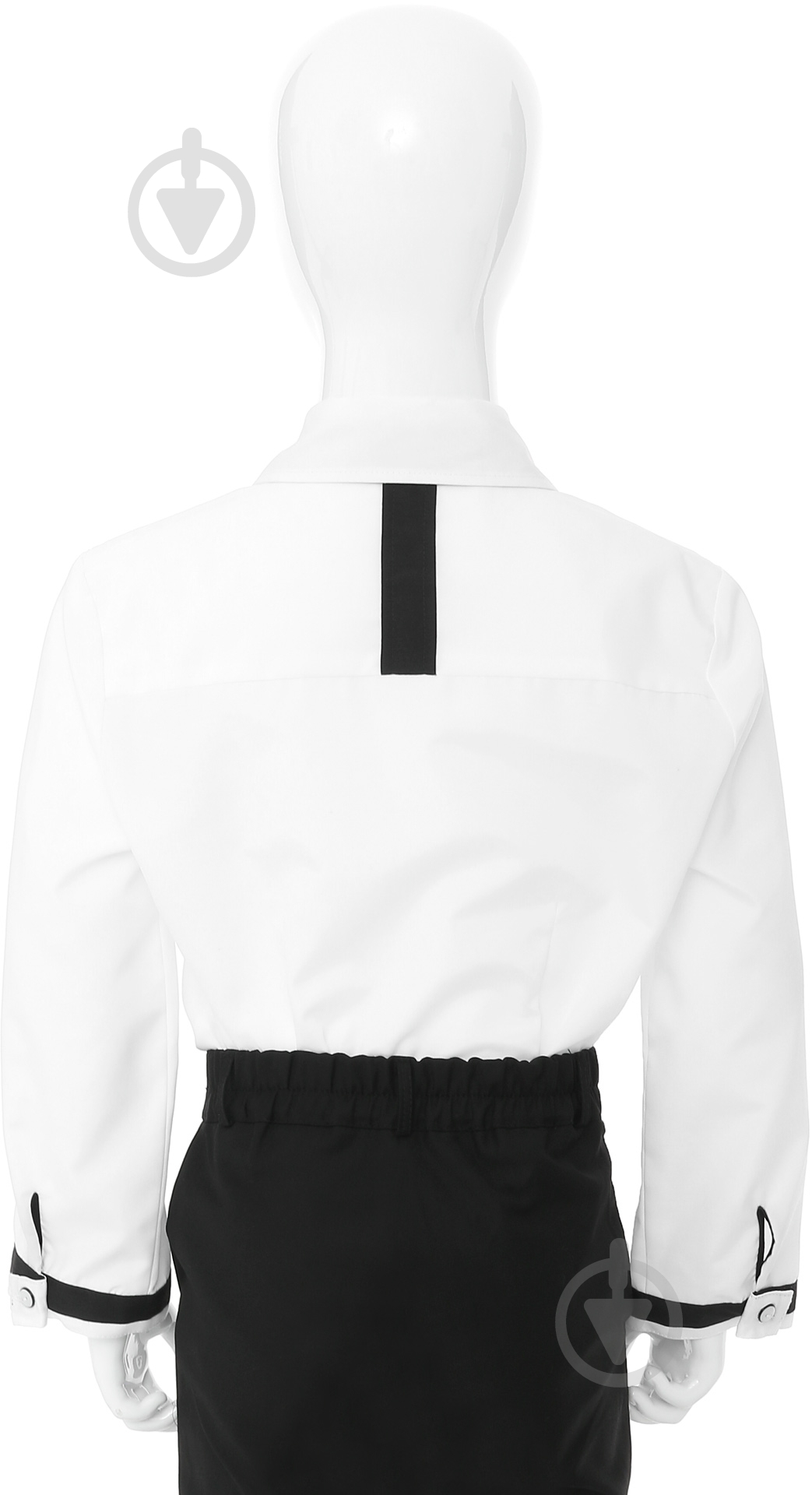 Блуза р.152 білий - фото 3