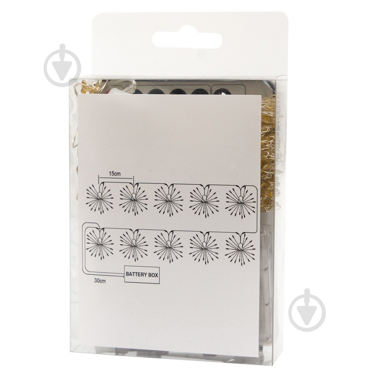 Електрогірлянда Девілон Вогняна куля на батарейках з пультом світлодіодна (LED) 100 ламп 1,35 м (720773) - фото 3 Електрогірлянда Девілон Вогняна куля на батарейках з пультом світлодіодна (LED) 100 ламп 1,35 м (720773) - фото 3