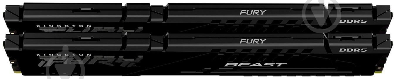 Оперативная память Kingston DDR5 SDRAM 32 GB (2x16GB) 6000 MHz (KF560C36BBE2K2-32) Fury Beast Black - фото 3 Оперативная память Kingston DDR5 SDRAM 32 GB (2x16GB) 6000 MHz (KF560C36BBE2K2-32) Fury Beast Black - фото 3