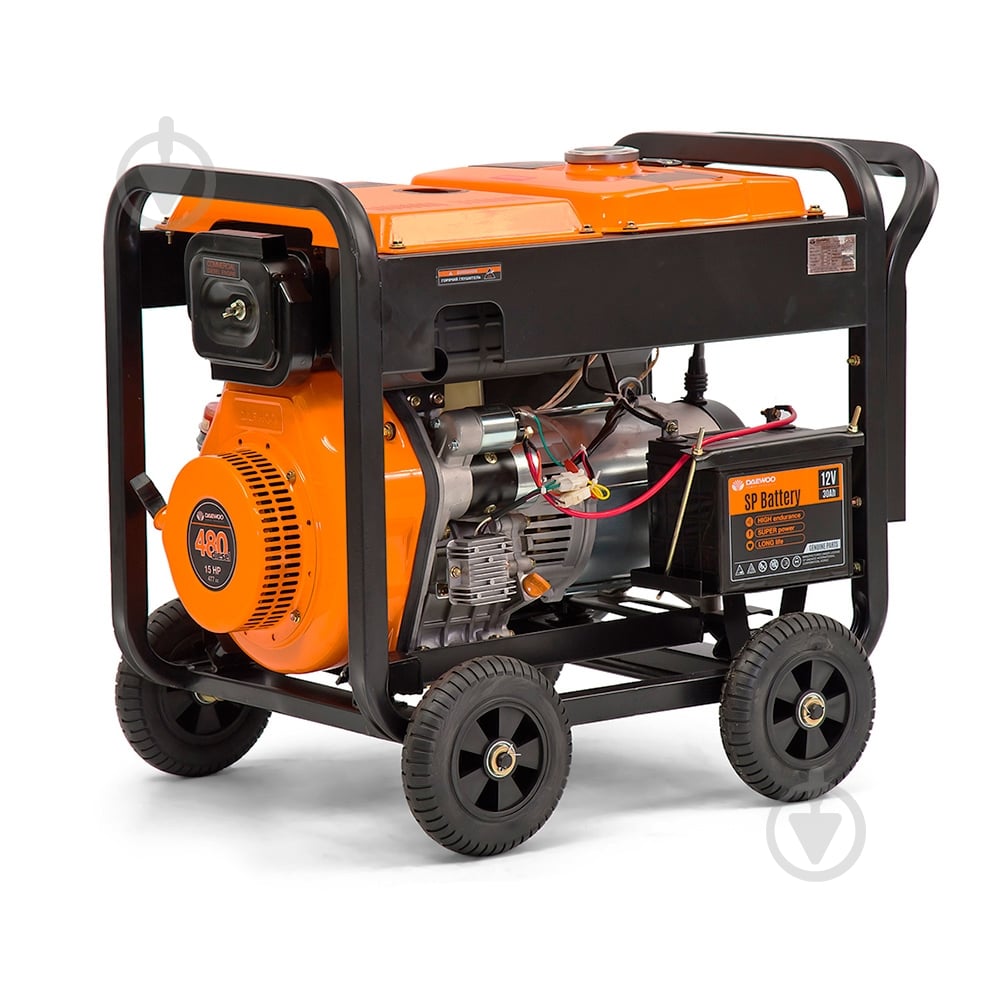 Генератор дизельный Daewoo 6,4 кВт / 7 кВт 220 В DDAE 9000XE - фото 3