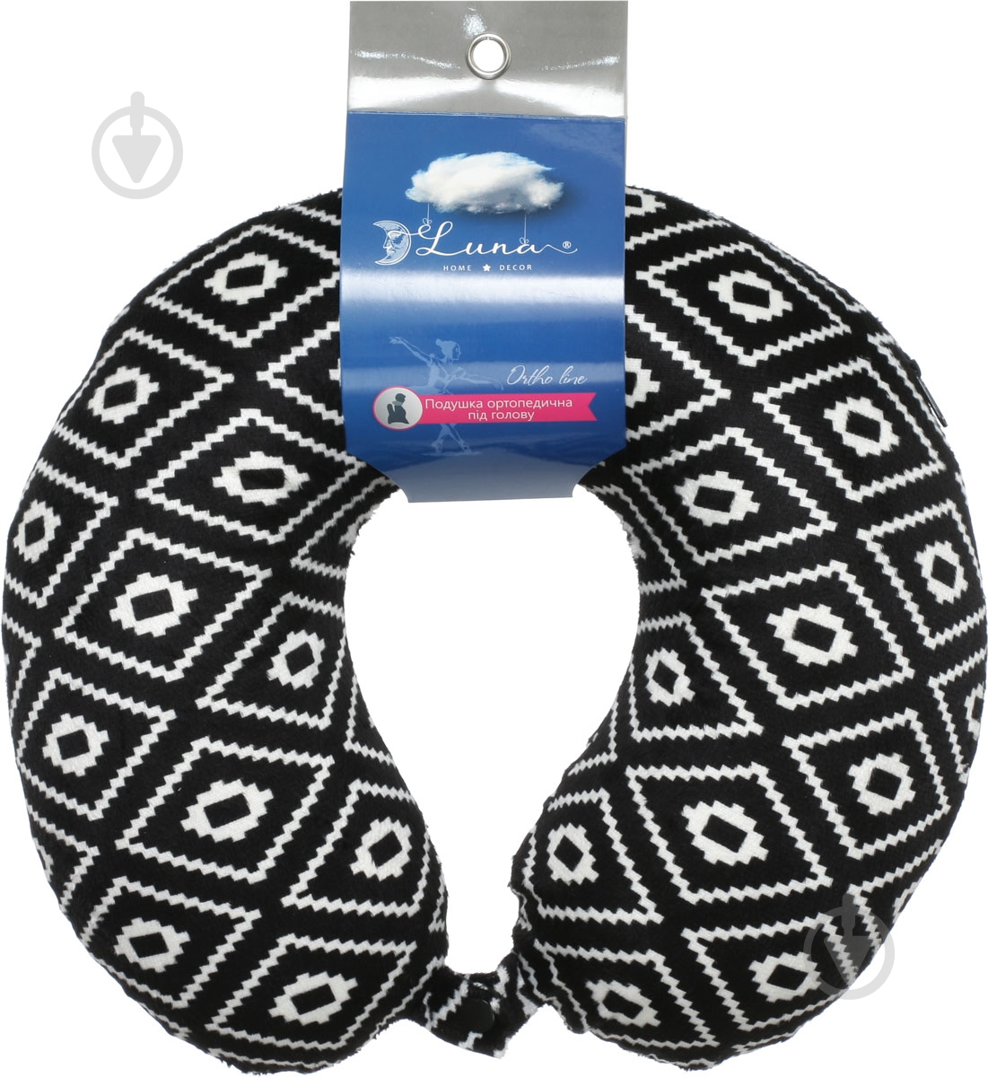 Подушка для путешествий Ромб 30х30х9 см Luna - фото 4