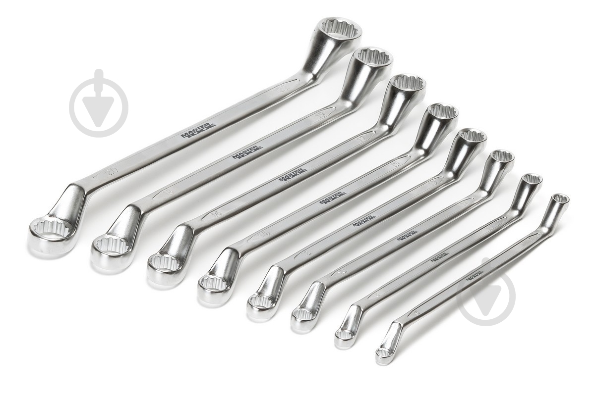 Набор ключей накидных MasterTool 8 шт. 72-3208 - фото 2