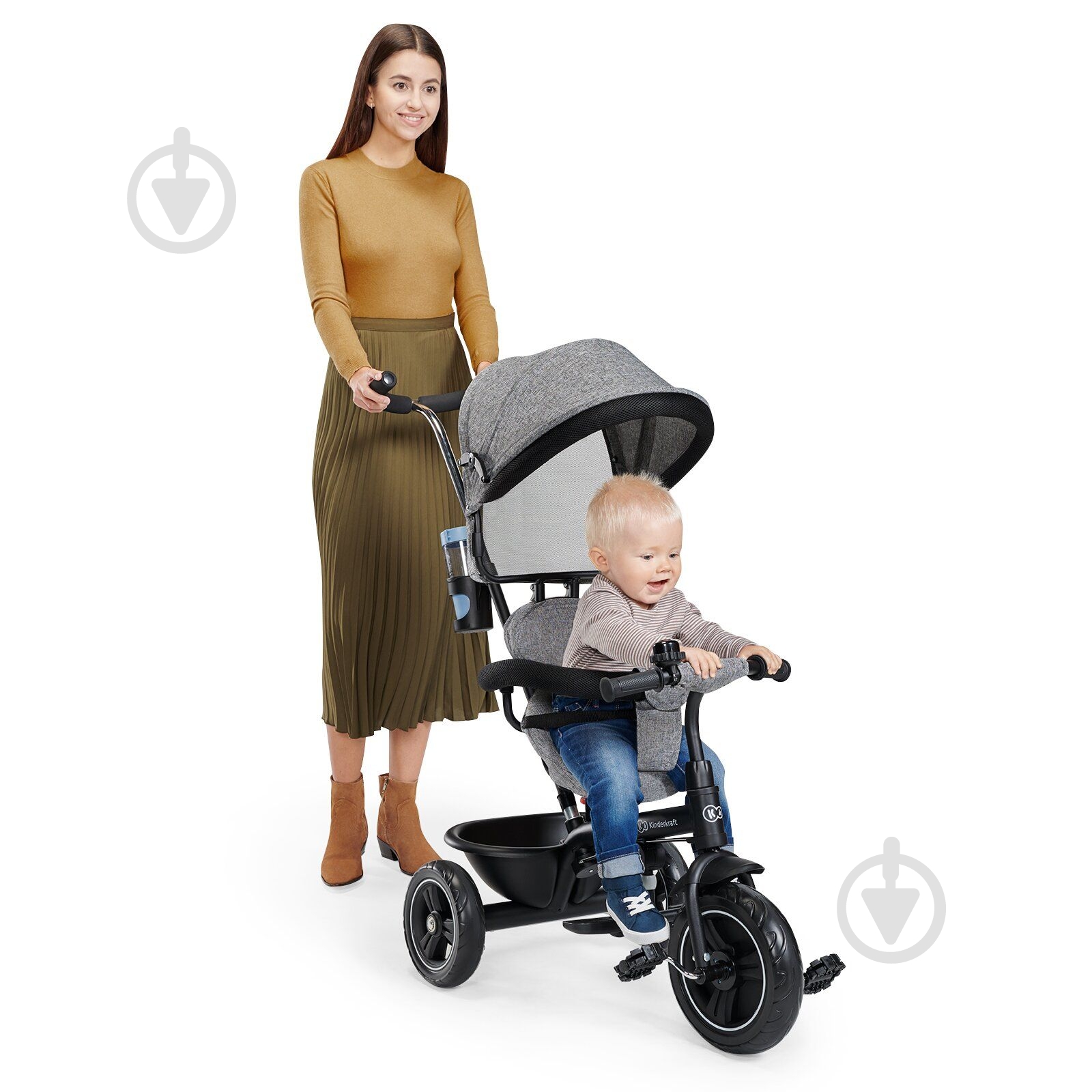 Велосипед детский Kinderkraft Freeway серый KKRFRWAGRY0000 - фото 6 Велосипед детский Kinderkraft Freeway серый KKRFRWAGRY0000 - фото 6