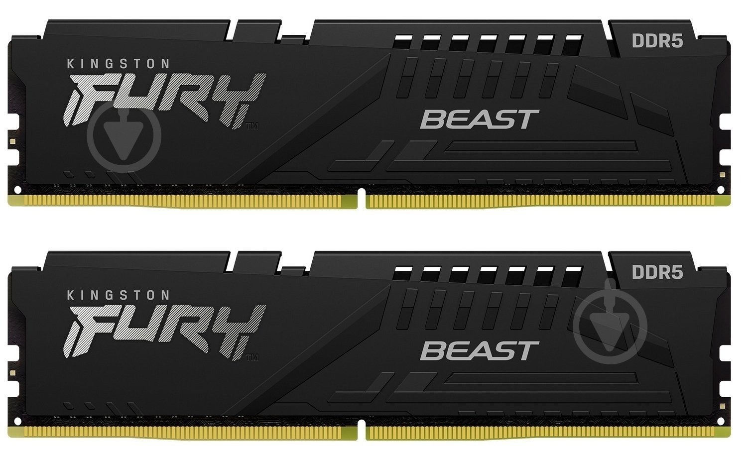 Оперативная память Kingston DDR5 SDRAM 32 GB (2x16GB) 6000 MHz (KF560C30BBK2-32) Fury Beast Black - фото 1 Оперативная память Kingston DDR5 SDRAM 32 GB (2x16GB) 6000 MHz (KF560C30BBK2-32) Fury Beast Black - фото 1