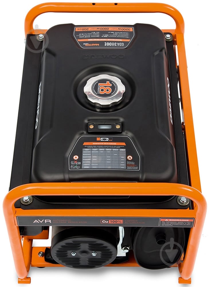 Генератор бензиновый Daewoo 2,9 кВт / 3,3 кВт 220 В GDA 3800 - фото 3