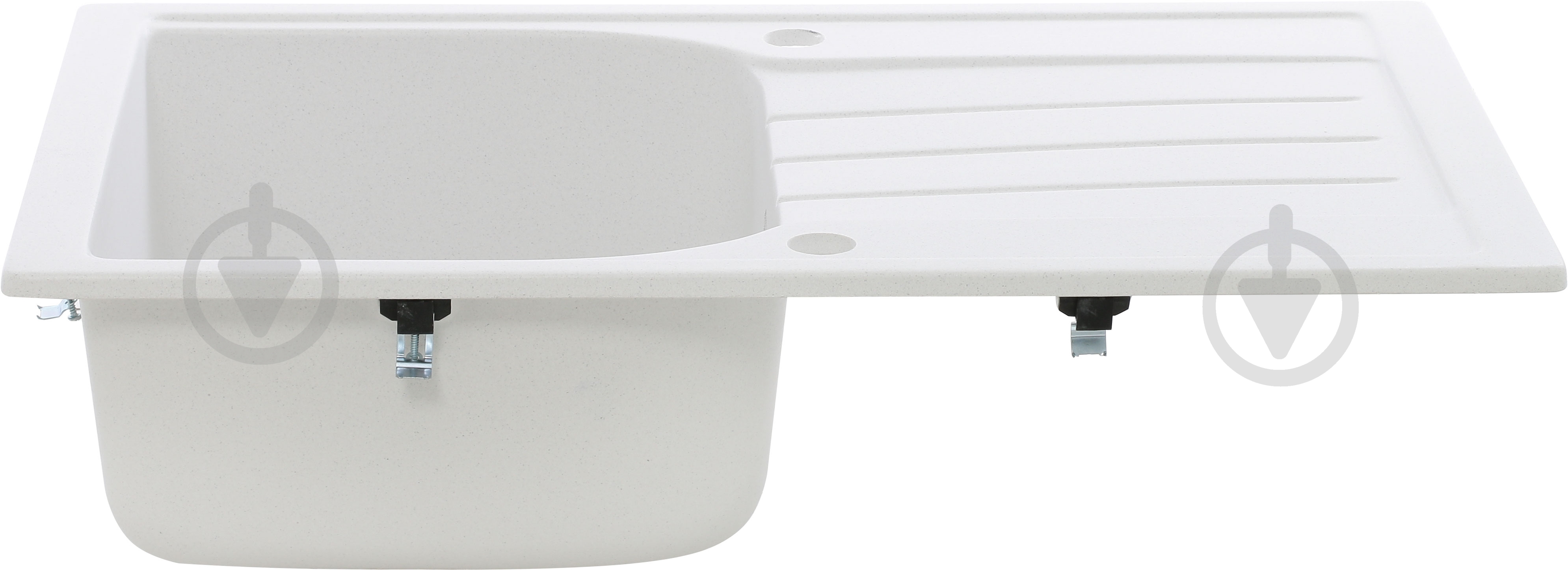 Мойка для кухни Marmorin Lukka 1B 1D White - фото 3