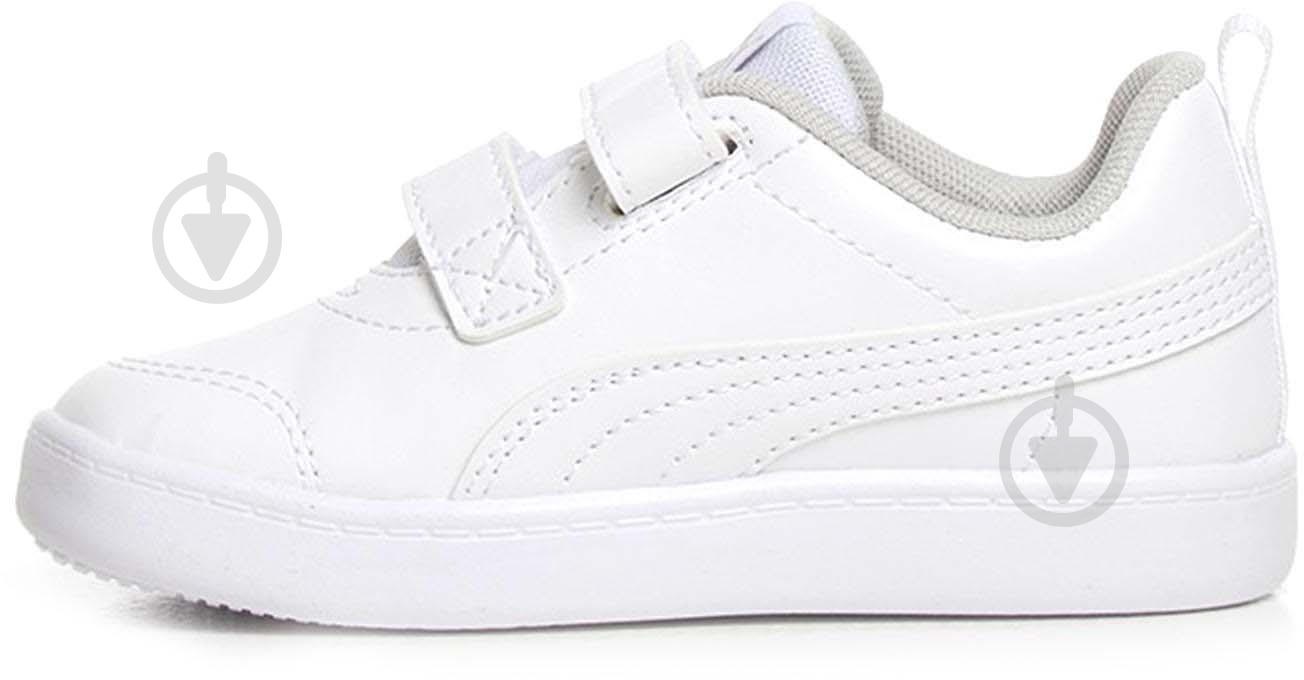 Кроссовки демисезонные Puma COURTFLEX V2 V INF PEACOAT-HIGH RISK 37154404 р.20 белые - фото 5