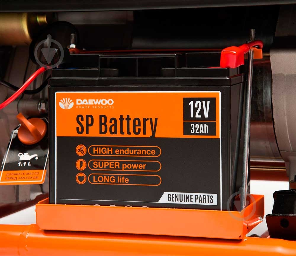 Генератор бензиновий Daewoo 6 кВт / 6,5 кВт 380 В GDA 7500DPE-3 - фото 6