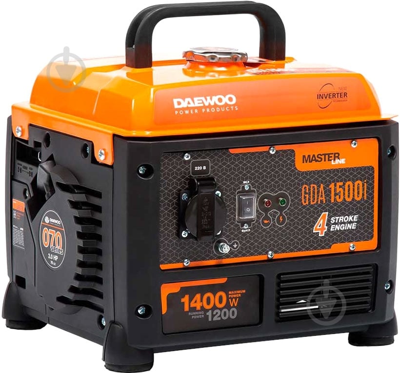 Генератор бензиновый Daewoo 1,2 кВт / 1,4 кВт 220 В GDA 1500i - фото 1