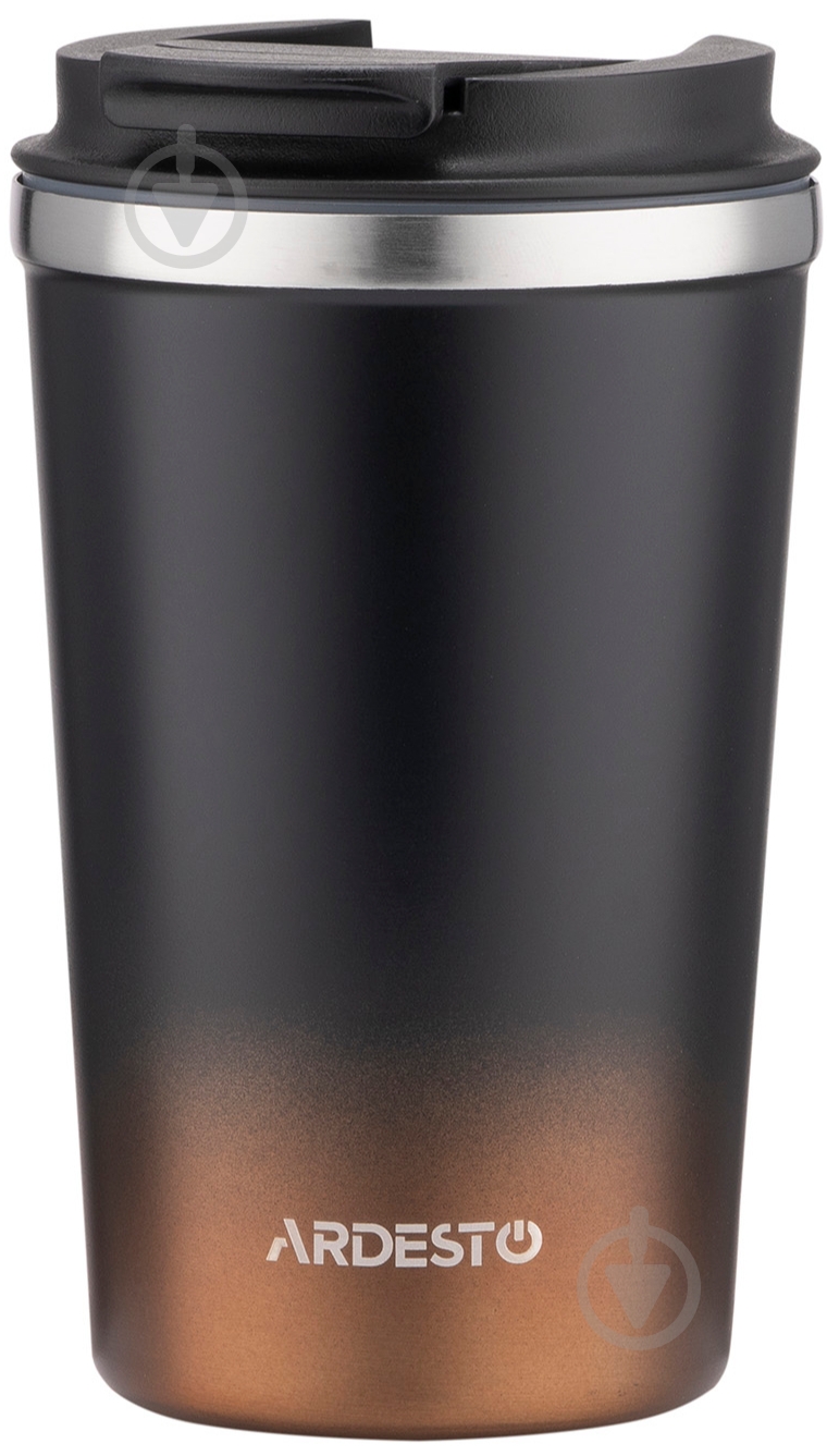 Термочашка Ardesto Black&Copper 360 мл AR2636BC - фото 1 Термочашка Ardesto Black&Copper 360 мл AR2636BC - фото 1