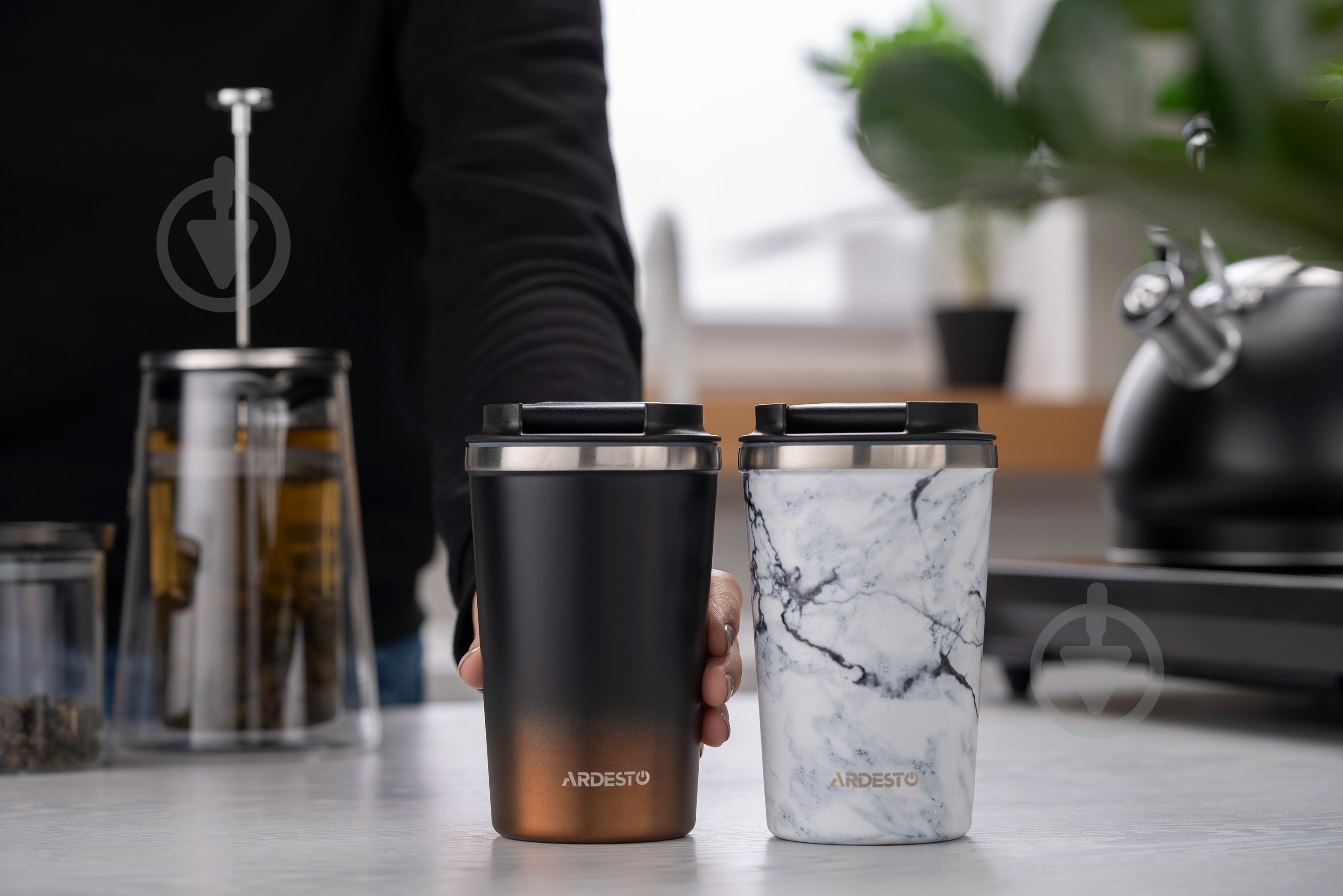 Термочашка Ardesto Black&Copper 360 мл AR2636BC - фото 9 Термочашка Ardesto Black&Copper 360 мл AR2636BC - фото 9