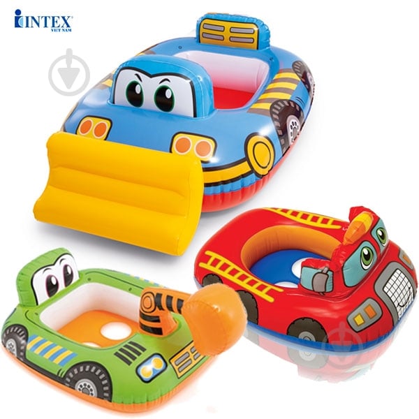 Круг для купання Intex 59586 Kiddie Floats 3 види в асортименті - фото 1