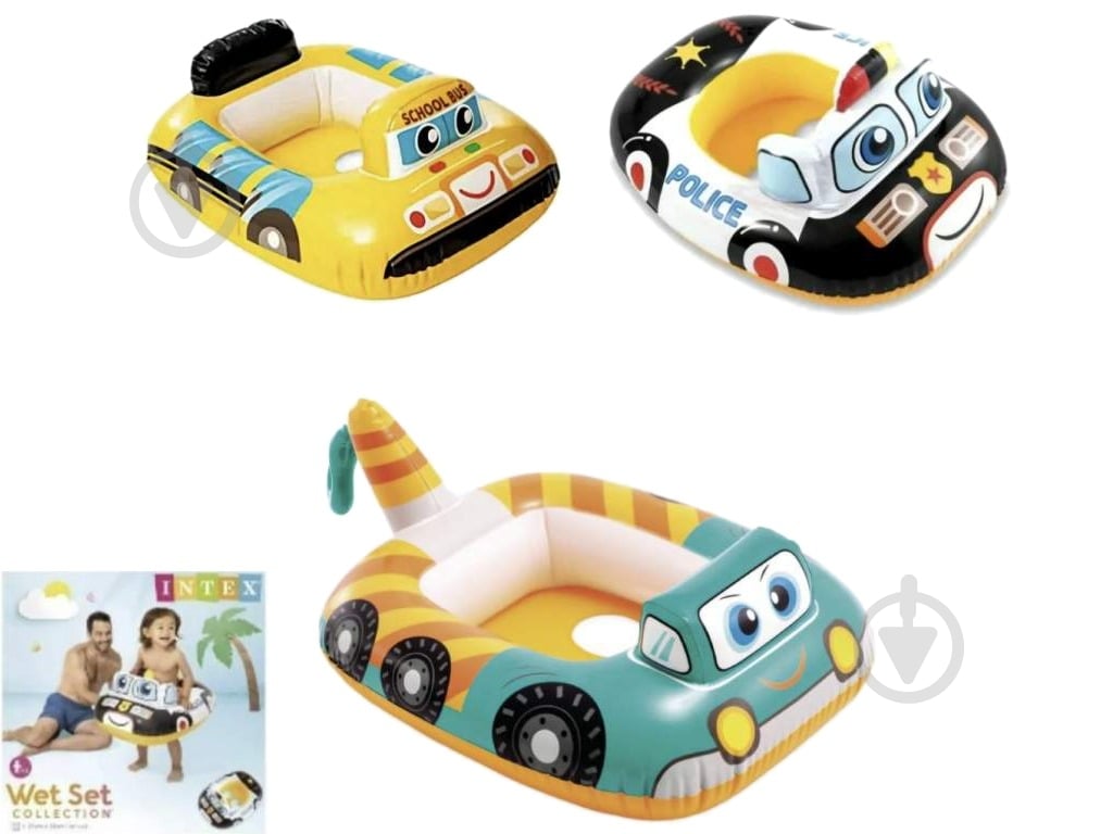 Круг для купання Intex 59586 Kiddie Floats 3 види в асортименті - фото 3