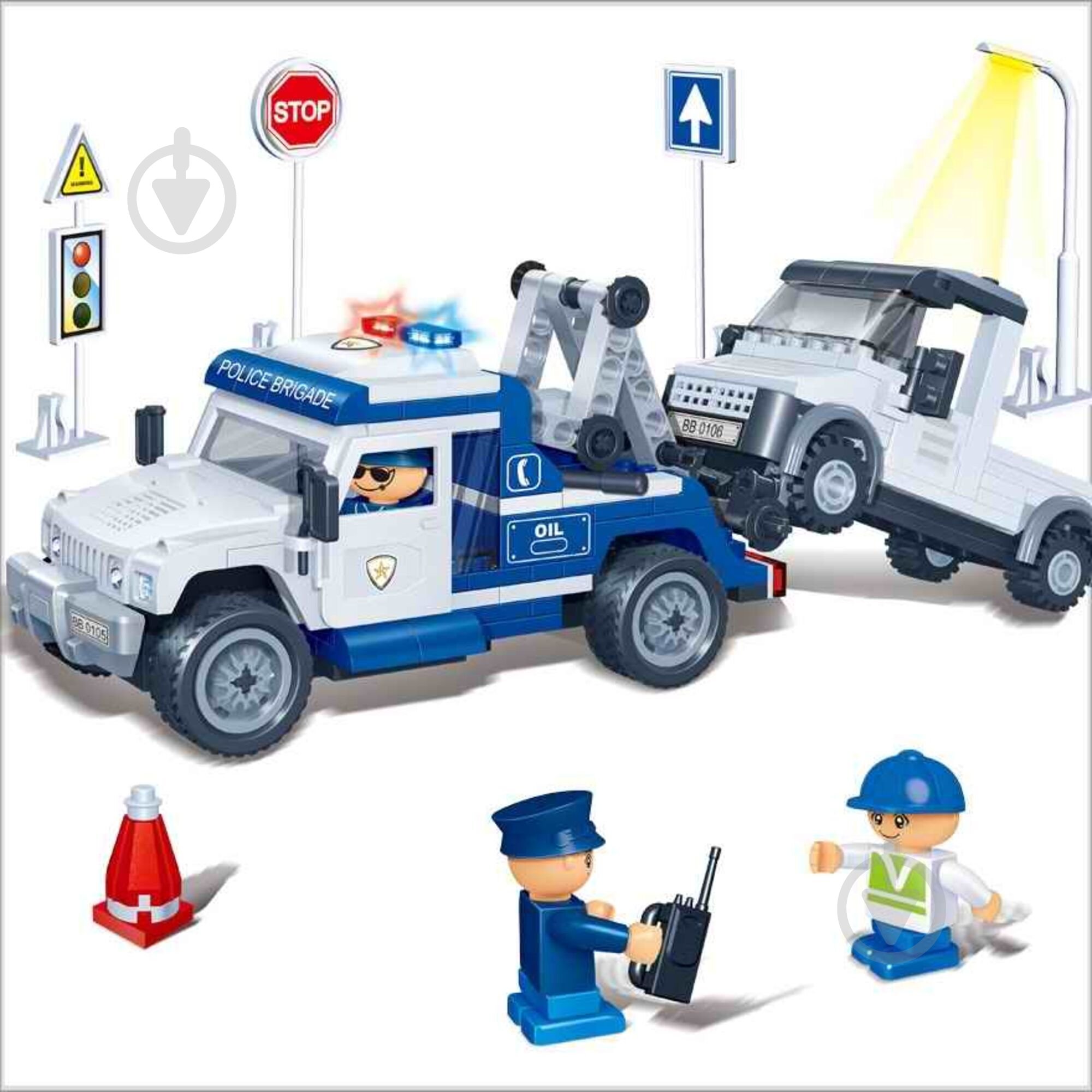 Конструктор BanBao New Police Эвакуатор 8345 8345 - фото 2 Конструктор BanBao New Police Эвакуатор 8345 8345 - фото 2