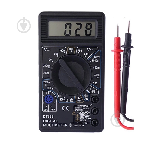 Мультиметр цифровой Profix P301104 - фото 1