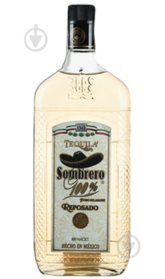 Текила Sombrero "Reposado" 1 л 38% - фото 1
