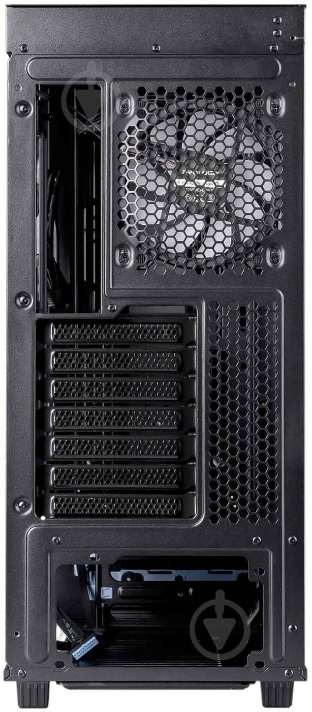 Корпус PrologiX E122 Tempered Glass&Mesh без БП Black - фото 2