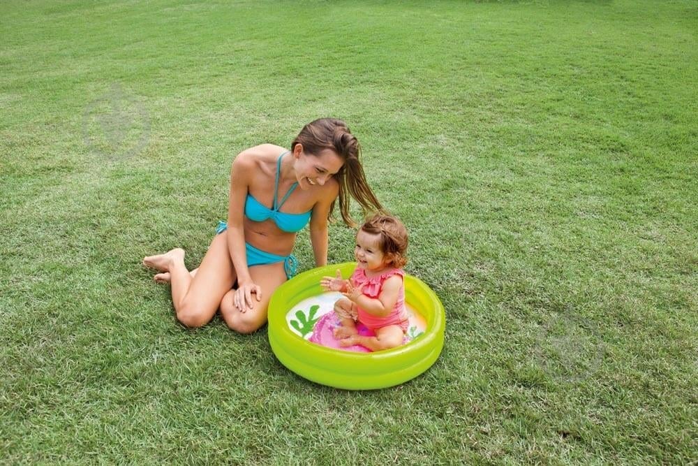 Бассейн надувной Intex 1-3 лет, 61х15 см в ассортименте - фото 2