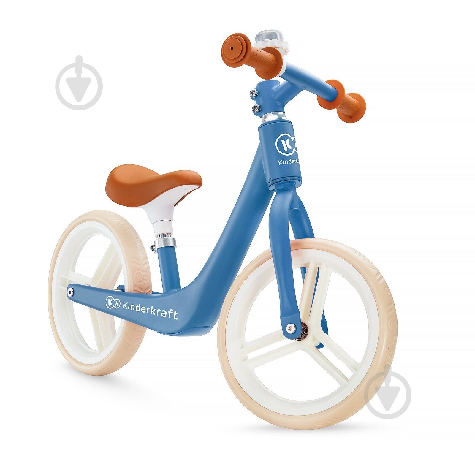 Беговел Kinderkraft Fly Plus синий KKRFLPLBLU0000 - фото 1